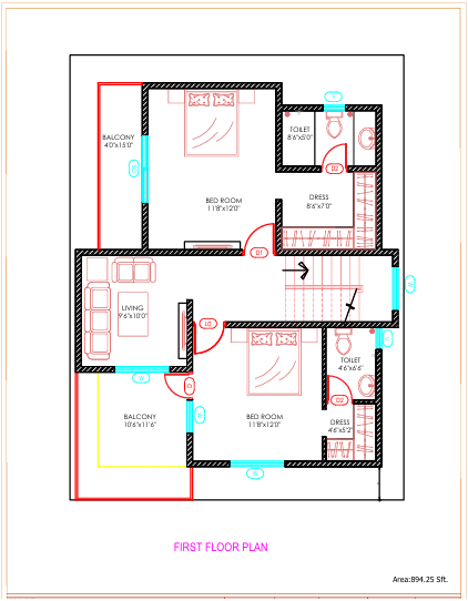 Type-A Floor Plan 2